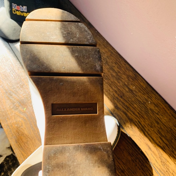 Alexander Wang White Sneakers Platform Oxford - Picture 9 of 11